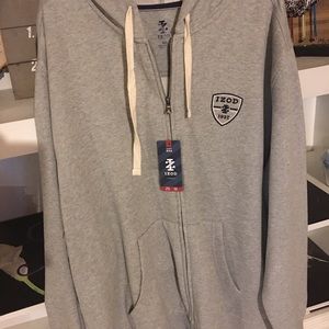 NWT Izod zip up hoodie
